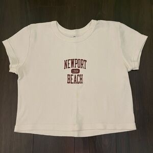 Brandy Melville OS Cropped Tee